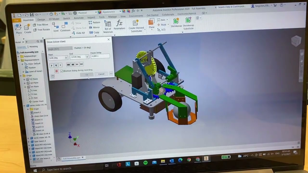AGV Personal design on Inventor Pro