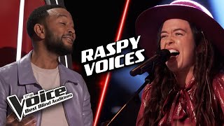The RASPIEST voices EVER | The Voice Best Blind Auditions