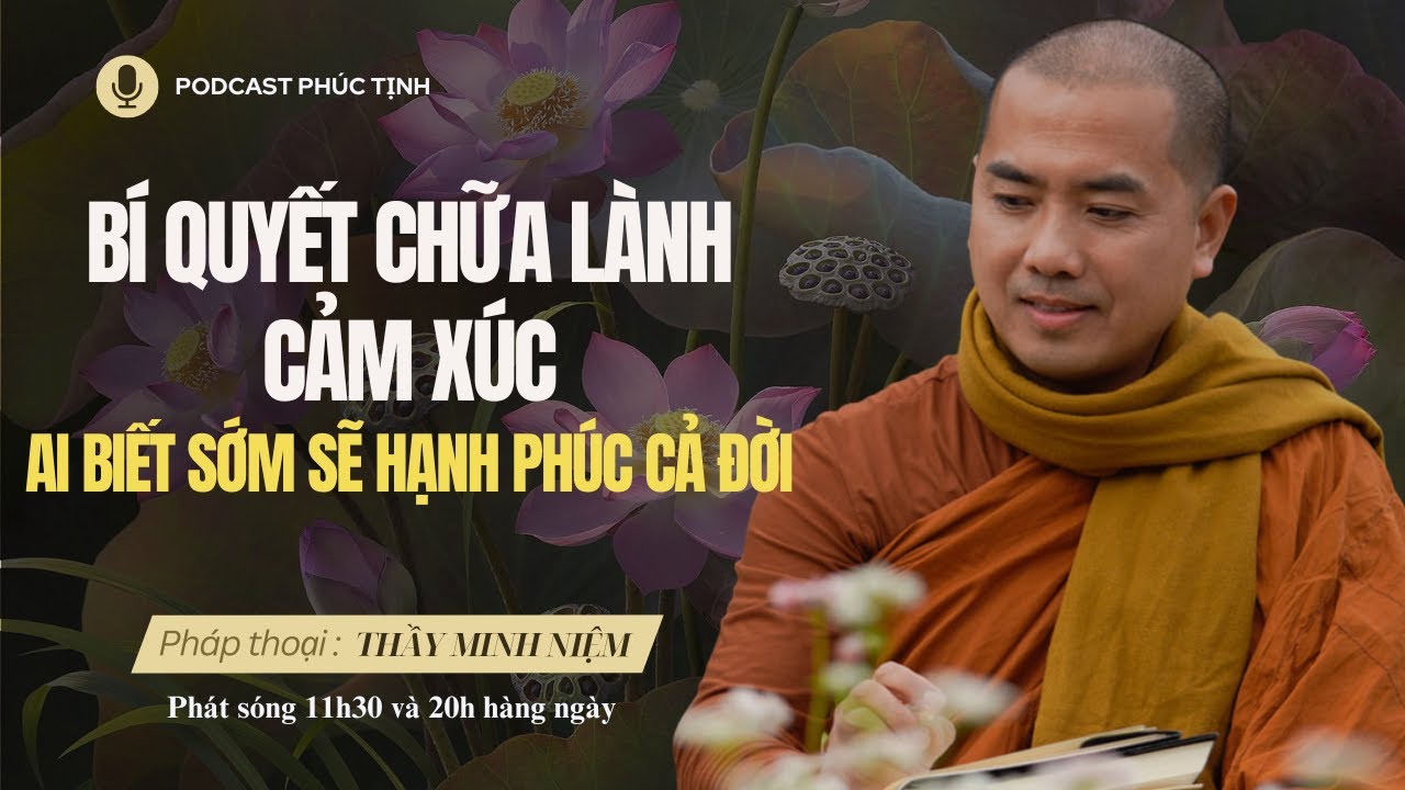 Bí Quyết Chữa Lành Cảm Xúc – Ai Biết Sớm Sẽ Hạnh Phúc Cả Đời | Thầy Minh Niệm | Phúc Tịnh