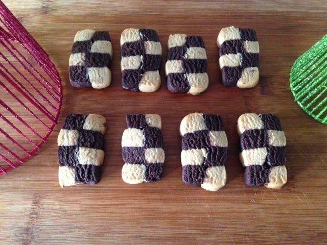 Checkerboard Cookies Recipe ( Holiday Baking Ideas) | Eat East Indian