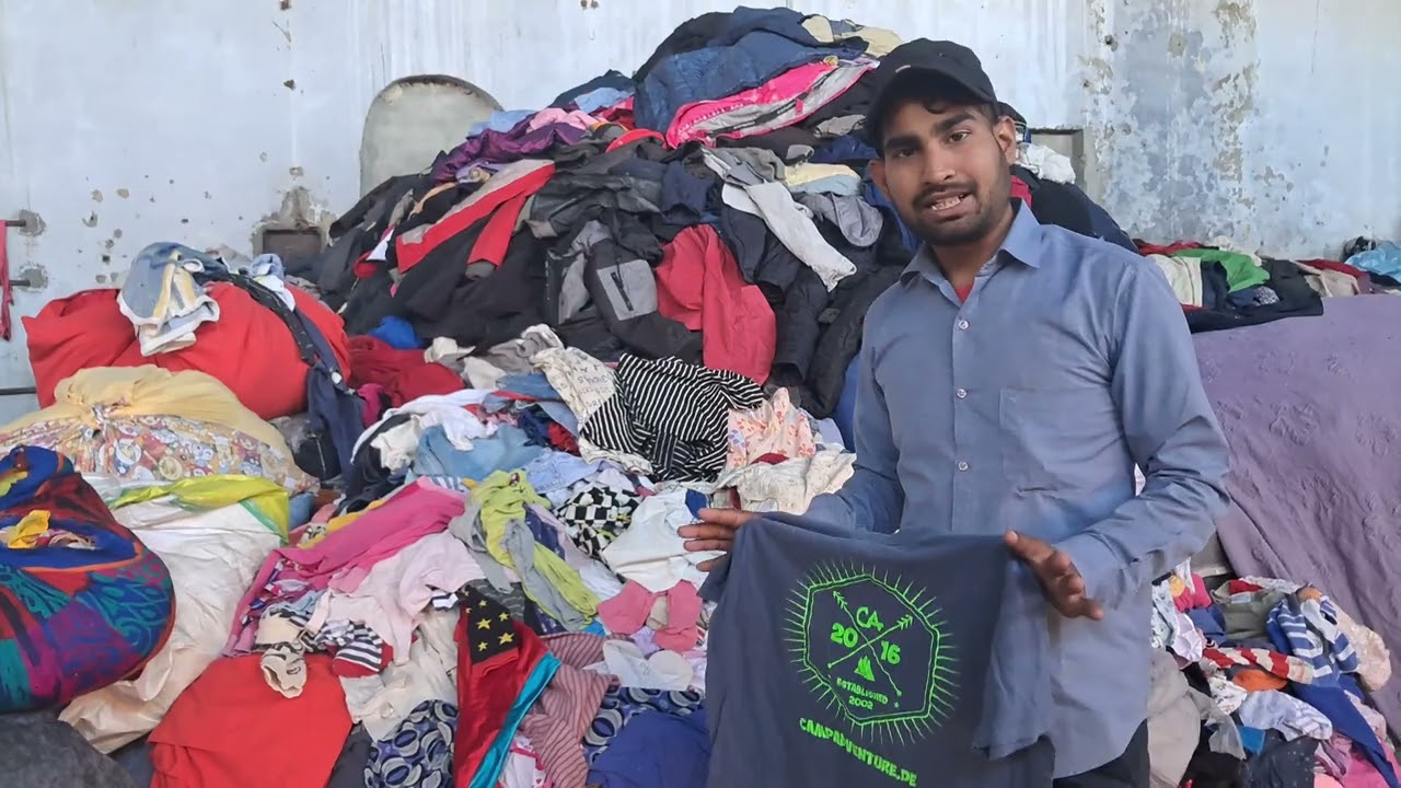 सबसे बडा कपड़ों का गोदाम पानीपत||10शुरू250kilo export company Kude ke bhav kapda #panipat wholesale