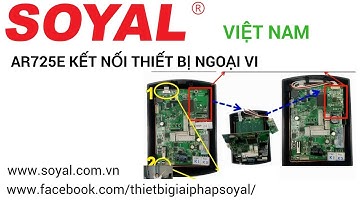 Soyal AR-725EV2 kết nối với các thiết bị ngoại vi - Peripheral devices of AR725EV2 | Soyal VietNam