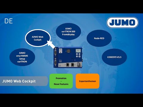 JUMO variTRON 500 - JUMO Web Cockpit_Introduction (english subs)