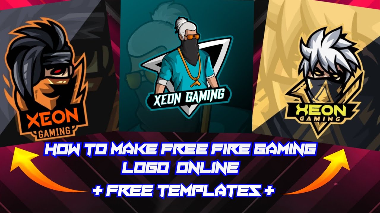 How to make free fire gaming logo online | Free templates | ( No photoshop  ) - YouTube