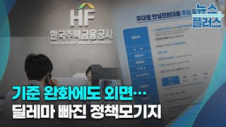 기준 완화에도 외면…딜레마 빠진 정책모기지/한국경제TV뉴스