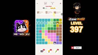 Meowdoku Level 397 walkthrough | full solution