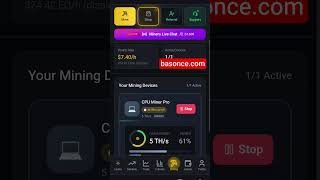 Inside Basonce Mining | How 108,765 Miners Earn on Basonce.com