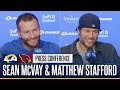 Sean McVay &amp; Matthew Stafford On Rams’ 37-20 Win Over The Cardinals &amp; Wild Card Matchup vs. Panthers