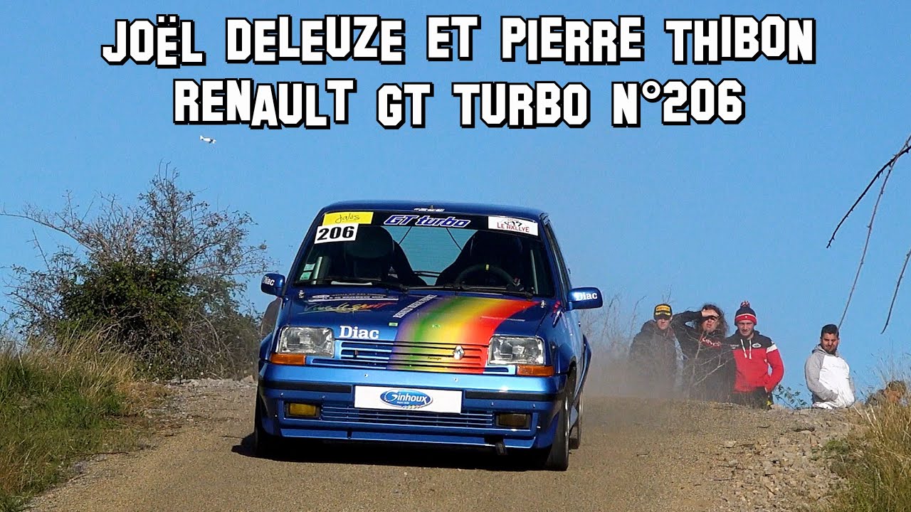 Rallye du Bas Vivarais 2022 - Renault 5 GT Turbo N°206 - Joël DELEUZE Pierre THIBON