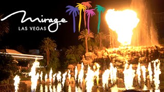 The Mirage Volcano Eruption Show in Las Vegas