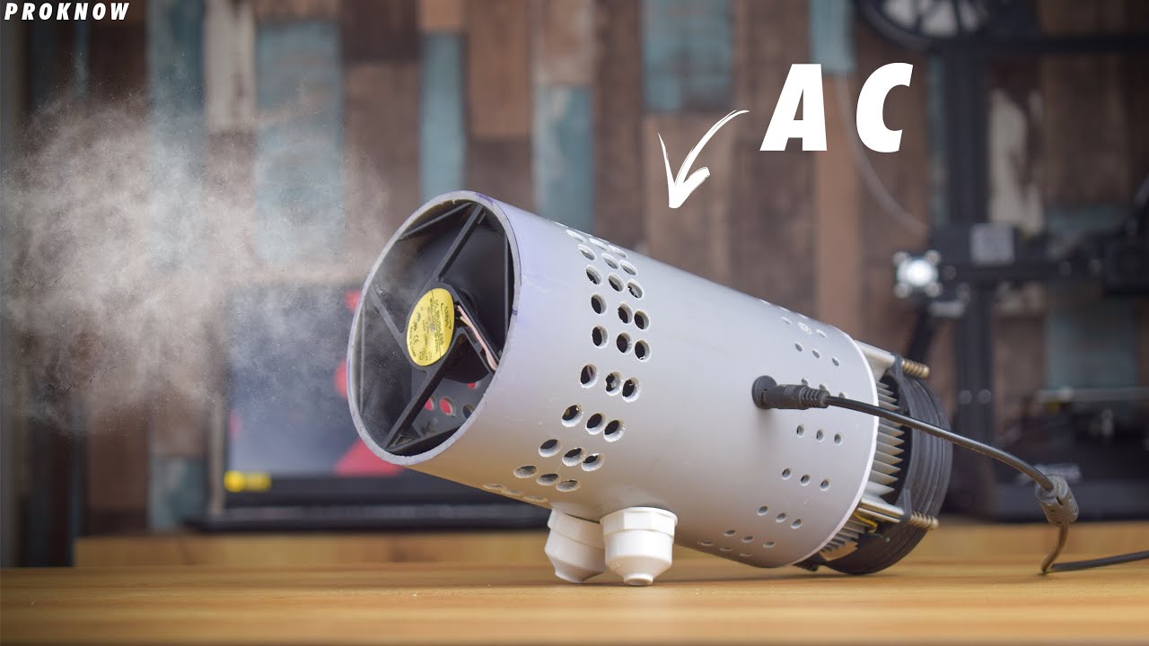 Making a Powerful AC from Peltier Homemade AC for Summer