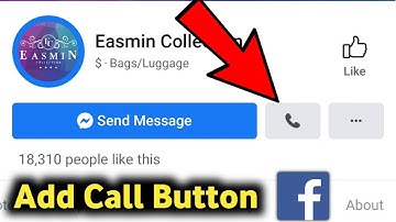 How To Add Call Button on Facebook Page.