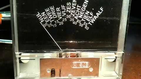 Arduino clock VU meter