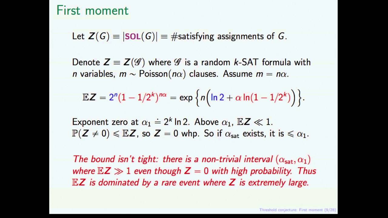 Random Constraint Satisfaction Problems - YouTube