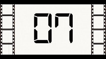 Countdown from 7 to 0 (Retro)