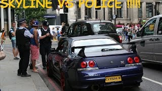 Loudest Skyline On Earth ! Picadilly Arab Boy Racers VS Police, HUGE Flames, Anti Lag & Acceleration