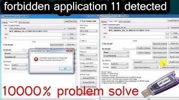 forbidden application 11 detected please uninstall it and restart pc problem 1000% SOLVE