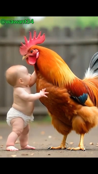 Anak lucu dan ayam #funny #cute #videolucu #viralvideo