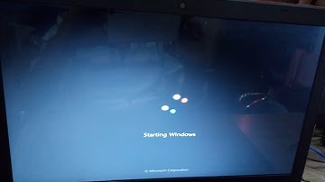 how to fix install window 7 but stuck on window logo