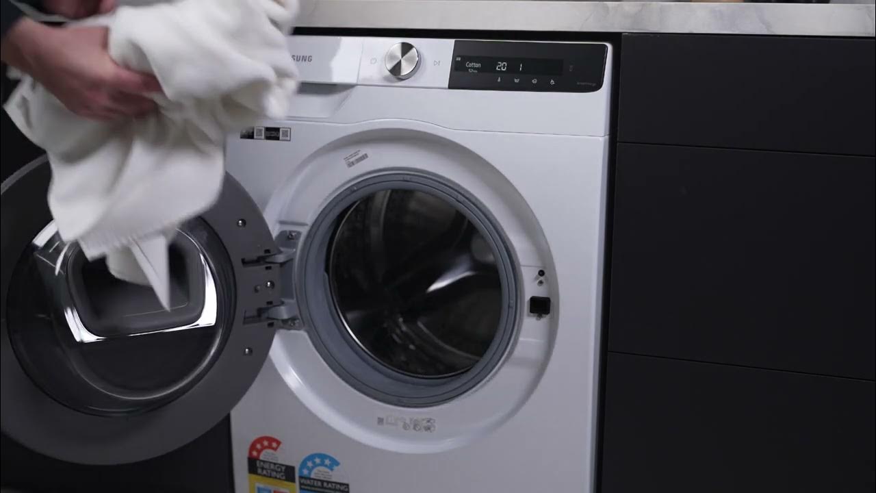 Product Review Samsung 8.5kg AddWash Front Load Smart Washing Machine WW85T754DBT YouTube