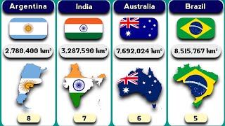 The World’s Biggest Countries Ranked | Top 100 Largest Nations