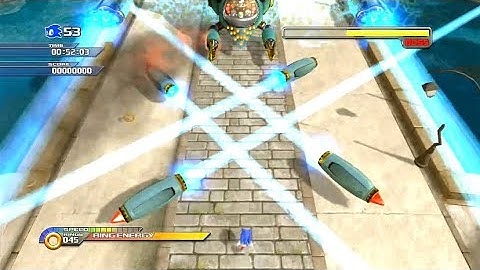 Sonic Unleashed (Xbox 360) - Egg Devil Ray Boss Fight [REDONE]