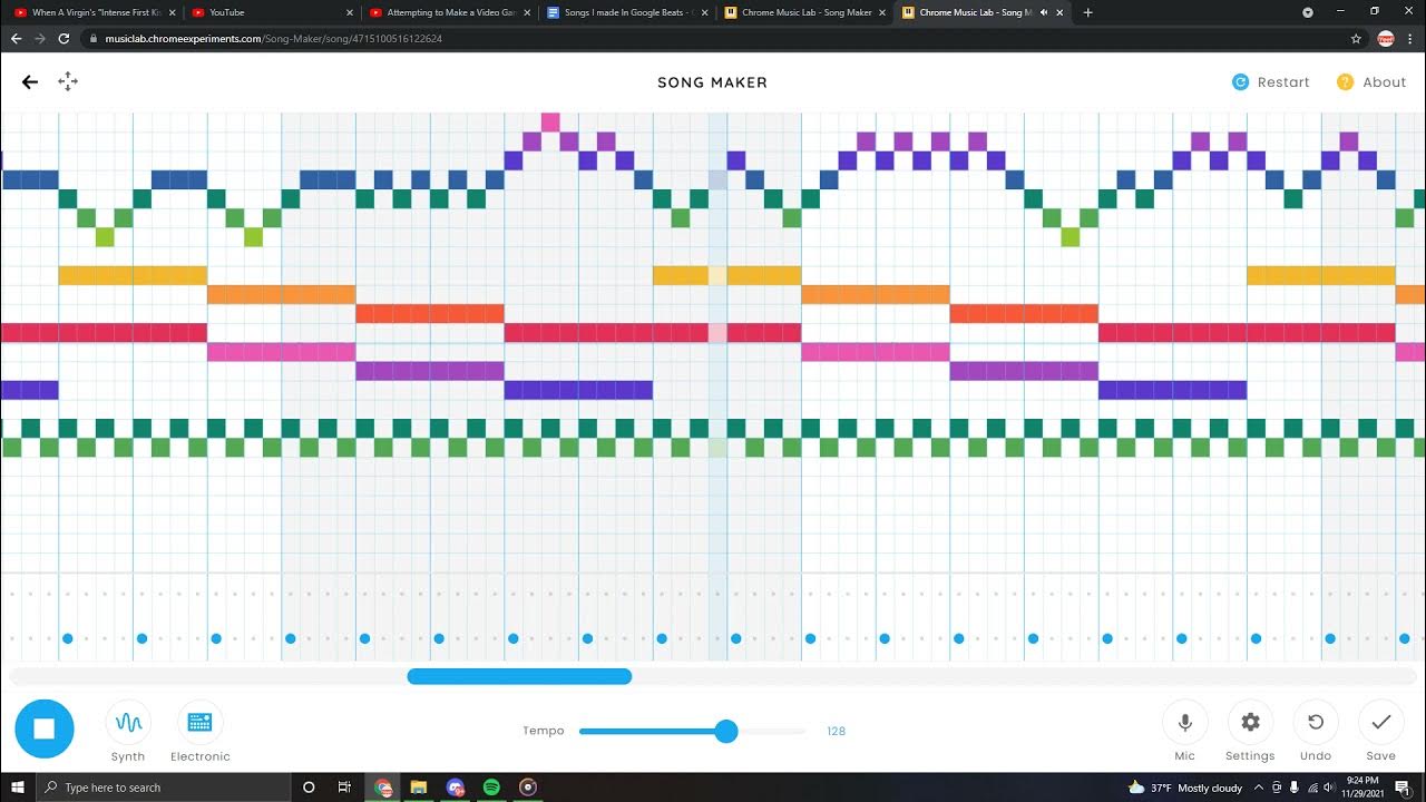 The power of Chrome Music Lab (link to song in description) YouTube