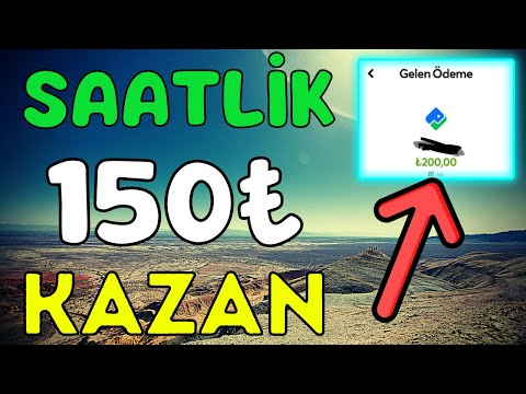 Bu Uygulama Sayesinde Saatlik 150₺ Kazan (KANITLI VİDEO) - İnternetten Para Kazanma Yolları 2023