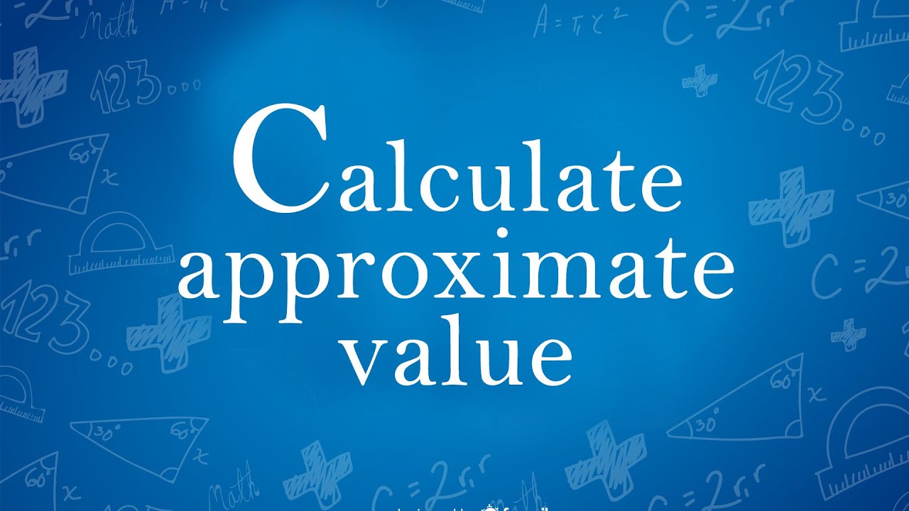 What Is The Approximate Value Of X