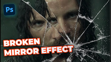 How to Create BROKEN MIRROR Effect | Photoshop Tutorial | Photo Effects