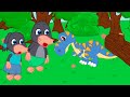 Benny Mole and Friends - Dinosaur Has A Stuck Tail Cartoon for Kids