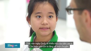 Học tiếng Anh cùng giáo viên nước ngoài  Quốc tế thiếu nhi