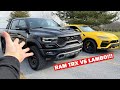 RACING MY NEW 702HP RAM TRX Against a LAMBORGHINI!!! *YOU WON'T BELIEVE THIS!*