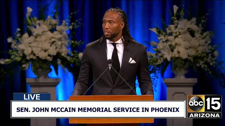 FULL: Larry Fitzgerald speaks at Sen. John McCain'...