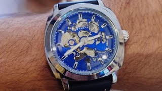 The Most Affordable Skeleton Automatic Watch On The Market Reviewed !!! Benyar BY-5121. #Review