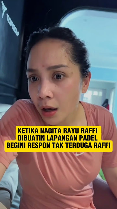 WHEN NAGITA COACHED RAFFI TO MAKE A PADEL COURT #raffinagita #rans