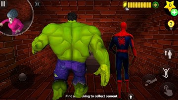 Scary Teacher 3D - New Levels Update New Chapter Hulk, Spider-Man and Miss T (Android, iOS)