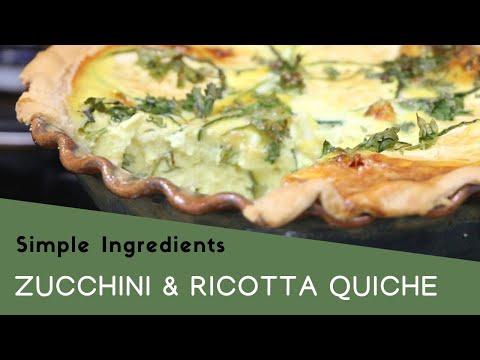 Puff Pastry Tart with Zucchini and Eggs (ENG) Easy Recipe. 