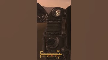 Als je je Pipboy gebruikt terwijl je zit, zal deze glitch optreden #fallout #newvegas