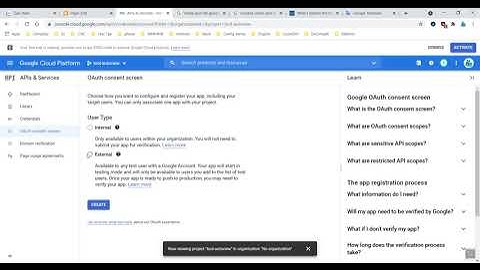 How to create json enable blogger to use Google API