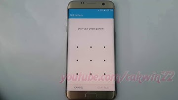 Samsung Galaxy S7 Edge : How to Change Screen Lock Type as Pattern (Android Marshmallow)