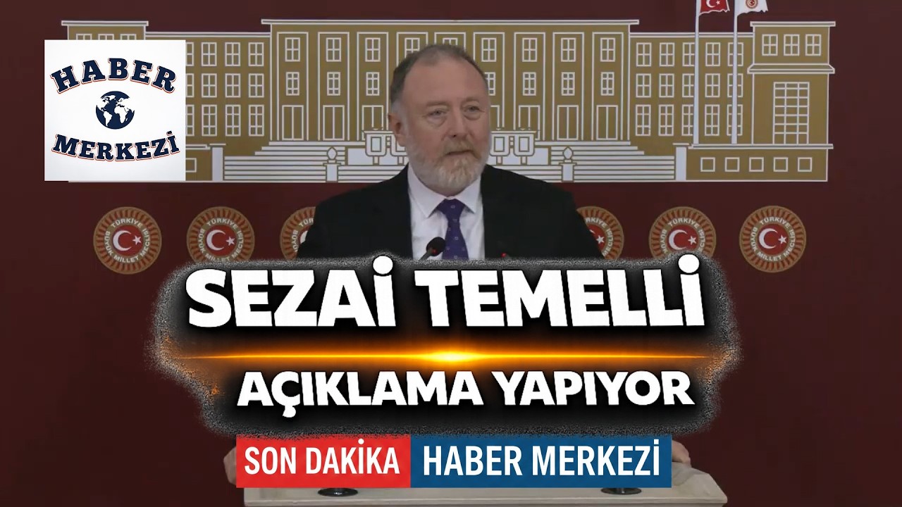 DEM Parti Grup Başkanvekili Sezai Temelli, TBMM'de açıklama yapıyor #Canlı