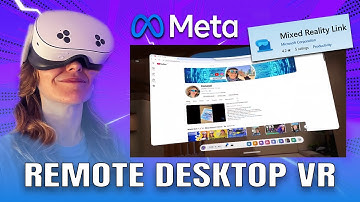 How to use Remote Desktop on Meta Quest 3 VR | Mixed Reality Link