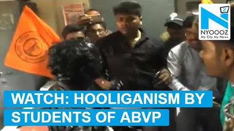 ABVP activists assault professor, blacken his face in Rajkot