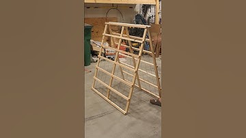 Building A Garden Trellis For My Cucumbers in 45 Seconds.