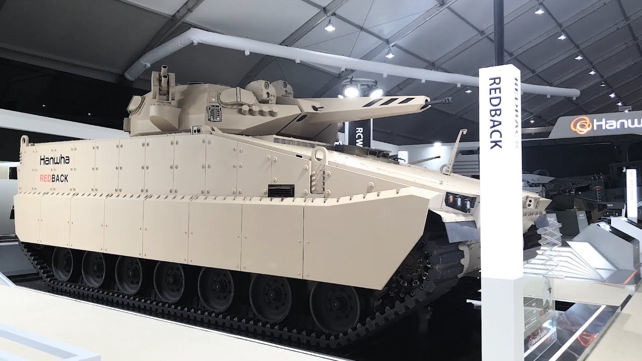 Hanwha Defense - AS21 Redback Infantry Fighting Vehicle Unveiled @ ADEX 2019 [1080p]