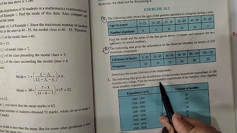 Ex-14.2 Q3 | Statistics | Chapter -14 |Ncert class 10th maths|cbsc