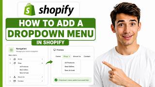 How to Add a Dropdown Menu in Shopify (Working 2026)