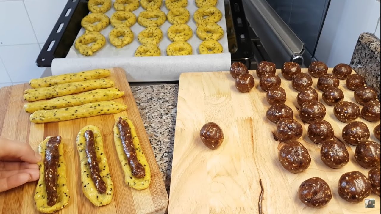 صنعت 68 قطعة كعك 🥨 من كيلو طحين 😎👌 لا تفوتها - كعك العيد