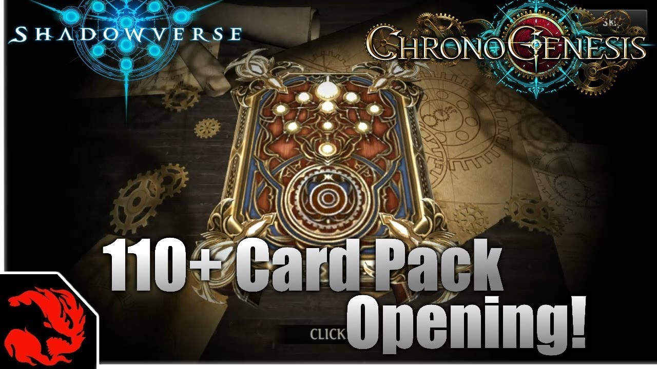 Chronogenesis 110 Card Pack Opening Shadowverse Youtube Chronogenesis 110 Card Pack Opening Shadowverse Youtube